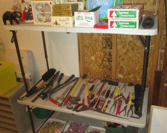 Tools and Christmas items
