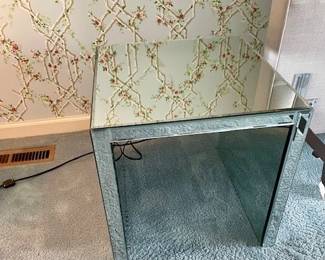 West Elm Mirror side tables