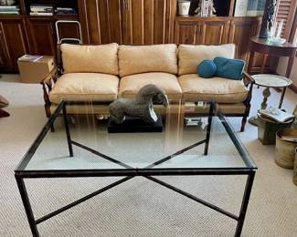 Fortunyhandmade Italian fabric Sofa  coffee table