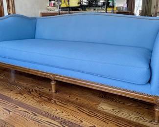 Custom downfilled 8ft sofa