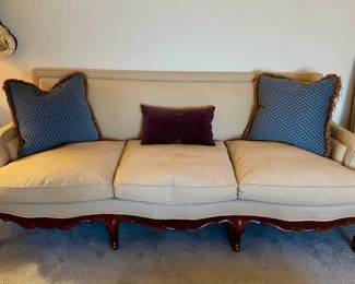 Down filled Linen Sofa