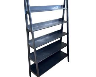 Lot 134  
Wayfair Style Black Wooden Five-Tier Ladder Bookshelf