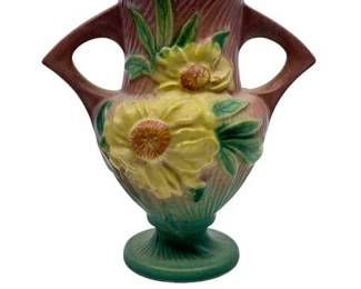 Lot 298   
Roseville 168-6 Peony Brown Flaring Vase