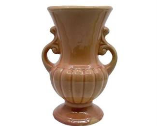 Lot 303   
Vintage Shawnee Pottery Gloss Rose Urn with Two Handles