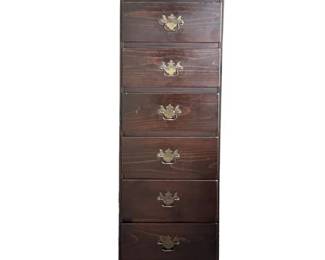 Lot 338  
Vintage Lingerie Wooden Chest of Drawers with Six Drawers