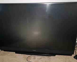 Huge Mitsubishi Television. At least 60".