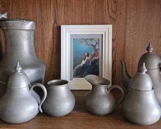 Nice collection of pewter.