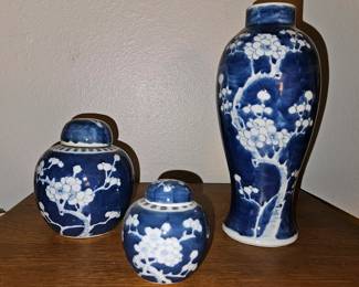 Chinese pottery. Lots of this sort of thing.