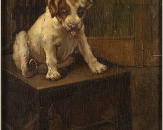 William Fitz American, 19th c Painting 5001k