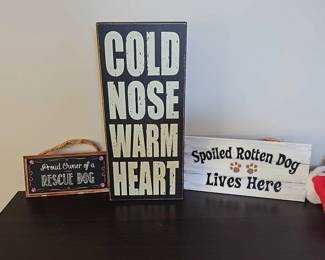 Signs, Stockings, Storage Cubes