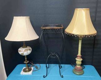Lamps and Plant Stand