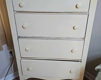 Chest of Drawers, Lamp and Picture