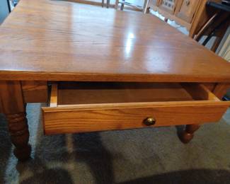 Coffee table with drawer 