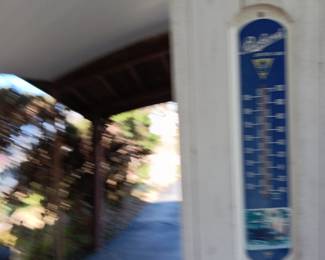 Vintage Packard metal thermometer