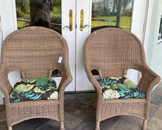 Pair of Rattan Chairs