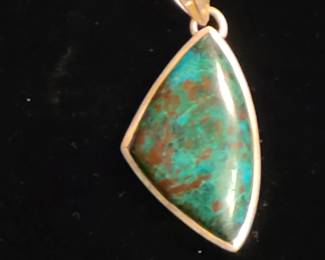 Sterling and Turqoise pendant