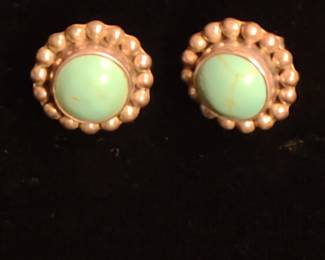 Sterling and Turqoise earrings