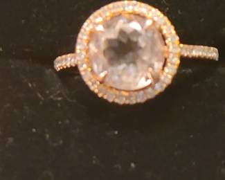 14K ring with Diamonds 