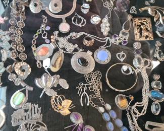 Assorted Sterling jewelry