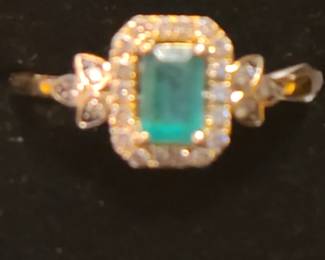 Gorgeous 14K and Diamonds ring by Le Vian. This ring is sold at Kay's for $1300.