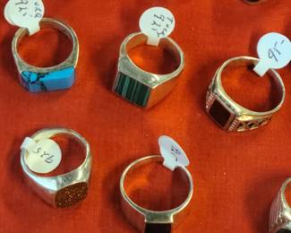 Mens Sterling rings