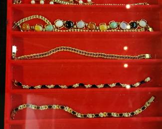 Assorted Gold bracelets