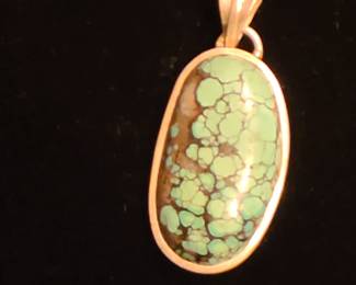 Sterling and Turqoise pendant