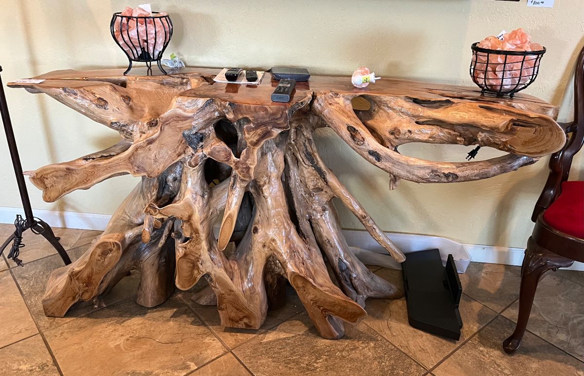 Teak root console table
Available for Presale!