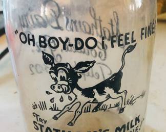 Lots of milk bottles. This one is from Cordele