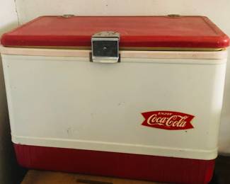 Vintage Coke cooler
