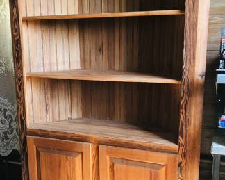Beautiful handmade pine corner cabinet