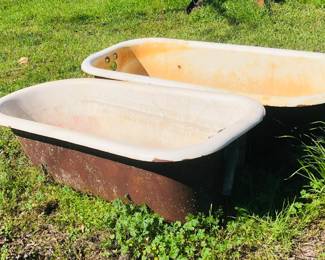 Vintage bath tubs