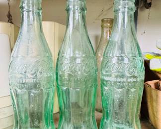 Nice old Coke bottles 