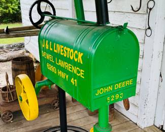John Deere mail box