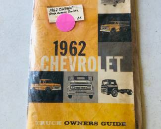 1962 Chevy owners manual 