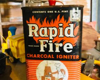  Rapid Fire / Vintage Charcoal Igniter can