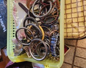 Lots of vintage costume jewelry and regular jewelry! Still unpacking and organizing!