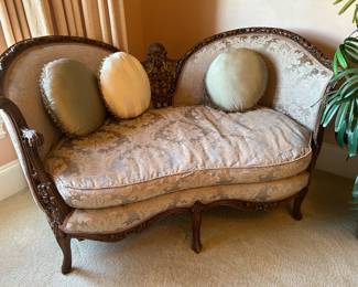 	#62	Antique settee 54"W	 SOLD				