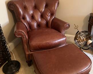 	#74	Largo leather chair and ottoman-"as is" some scratches	 SOLD			