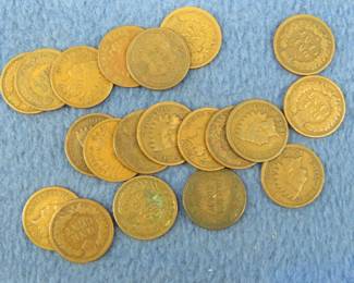 Lot 235. 20 Indian Head Pennies