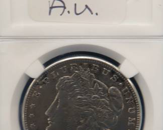 Lot 151. 1921 S Morgan silver dollar AU