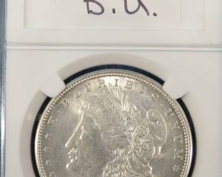 Lot 231. 1921 D Morgan Silver Dollar B.U.
