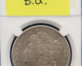 Lot 74. 1921 P Morgan silver dollar