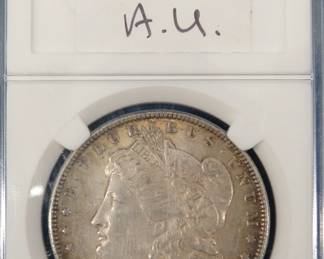 Lot 272. 1889 P Morgan Silver Dollar A.U.