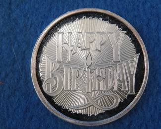 Lot 97. One Troy ounce Silver art round