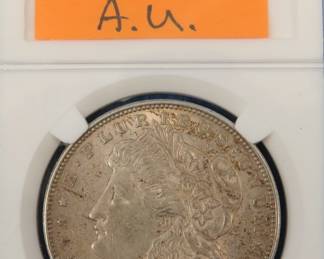 Lot 64. 1921 P Morgan Silver Dollar