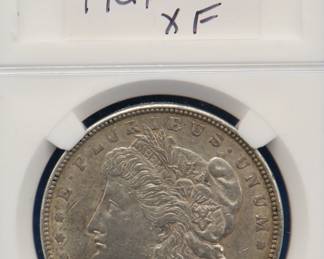 Lot 73. 1921 D Morgan silver dollar