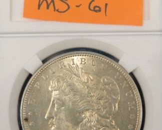 Lot 34. 1921 P Morgan Silver Dollar