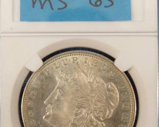 Lot 23. 1921 P Morgan Silver Dollar