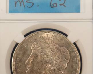 Lot 22. 1921 P Morgan Silver Dollar
